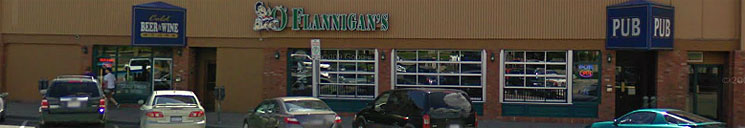 street view of O'Flannigan's Pub downtown Kelowna